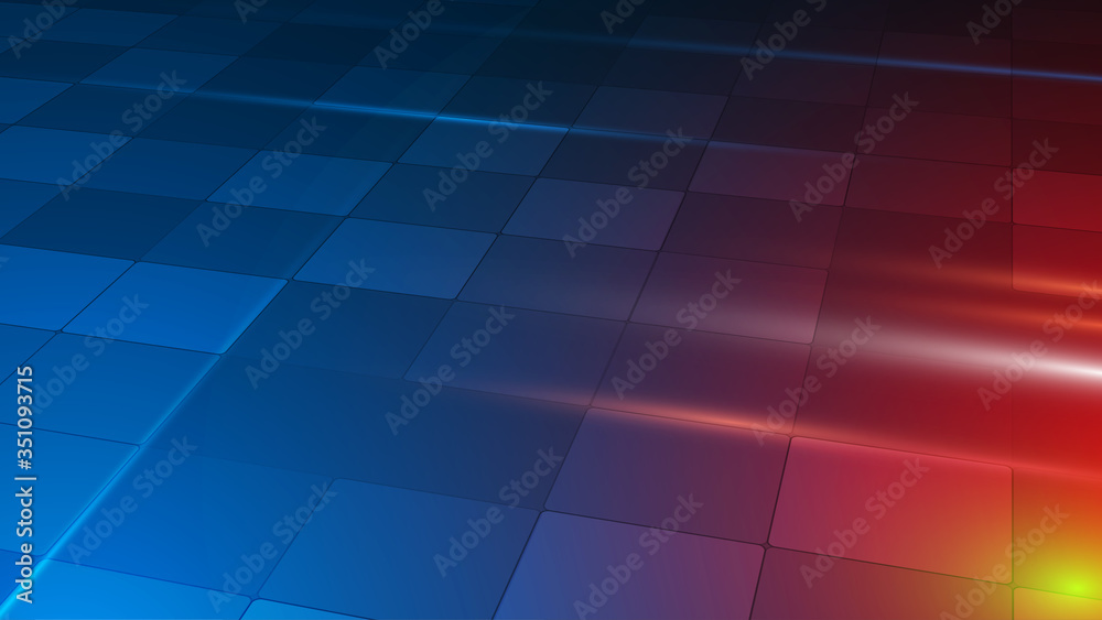 Poster abstract rectangle hi tech pattern innovation concept design background