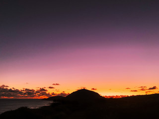 Sunset in Hawaii 