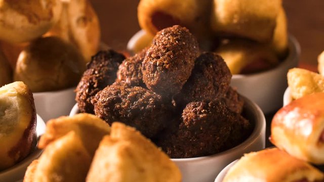 Kibe roast. Brazilian snack with smoke.
