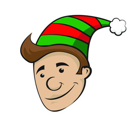 Cartoon Christmas Elf