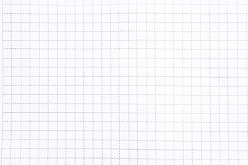white squared paper sheet