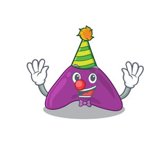 smiley clown adrenal cartoon character design concept
