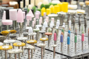 many small polishing tools use for die or tooling maintenace