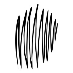 Doodles texture elements. Vector hand drawn artistic