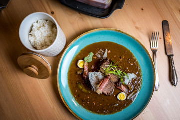 beef Brisket with bacon