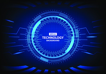Technology Electronic Digital Background Vector EPS10