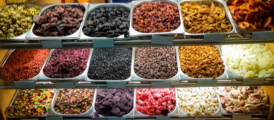dried fruit nuts apricot cherry almonds