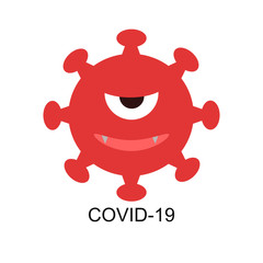 Coronavirus 2019-nCoV. Corona virus icon.Vector