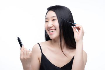 Obraz premium A young Asian woman beauty