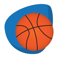 A basketball illustration.