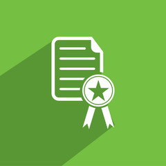 CERTIFICATE ICON , ACHIEVEMENT ICON VECTOR