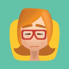 Girl feeling disappointed