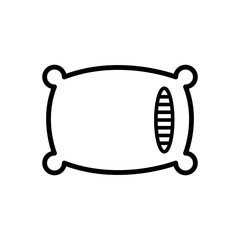 pillow icon design vector template