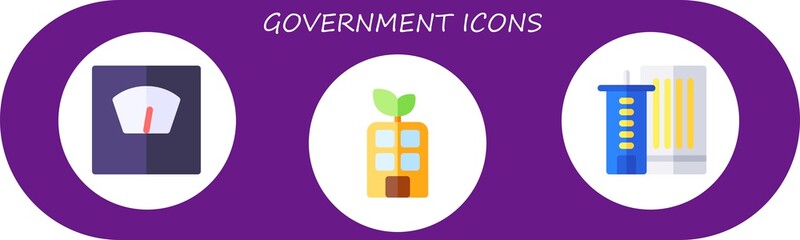 Modern Simple Set of government Vector flat Icons