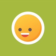 Fototapeta premium Smiling emoticon