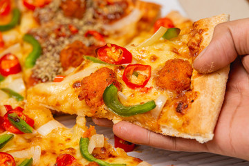 topping, ketchup, family, traditional, gourmet, yummy, ingredient, restaurant, cuisine, human, leisure, lifestyle, party, closeup, fresh, view, friendship, portion, share, group, meal, food, hand, piz