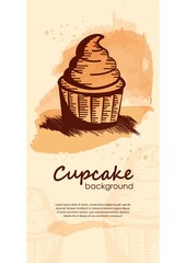 Cupcake background