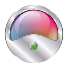 Rainbow button