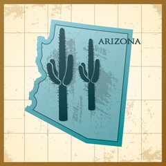 map of arizona state