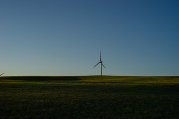 Fototapeta na wymiar Windkraft Anlage