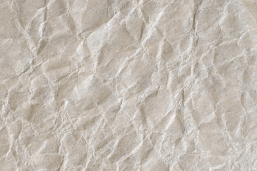 coarse crumpeled paper close up background