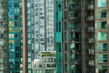 Fototapeta na wymiar Some buildings in Downtown Vancouver 