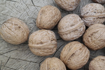 close up of walnuts