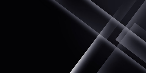 
Dark black neutral abstract background for presentation design 