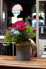 details decorations and perspectives from restaurant and bar