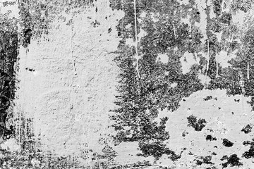 Texture of a concrete wall with cracks and scratches which can be used as a background