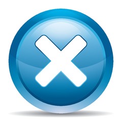 Obraz premium A cancel button illustration.