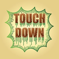 football strategy text touchdown