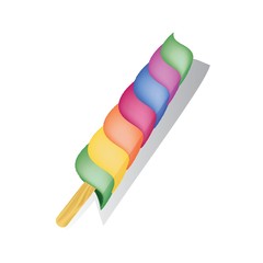 Colorful ice cream
