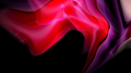 Liquid colors fluid gradients on black background