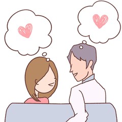 恋愛感情を抱く男女