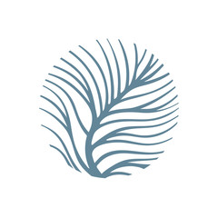 Tree. Tree abstract logo. Tree branches vector illustration. Part of set.