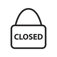 Closed sign