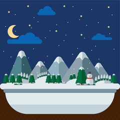 Fototapeta premium winter landscape
