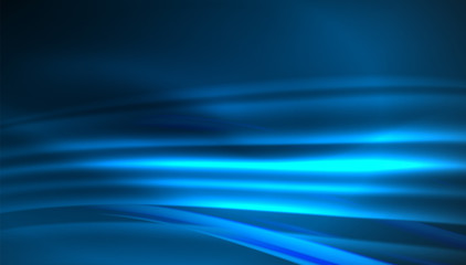 Creative fluid wave lines abstract background. Trendy abstract layout template for business or technology presentation, internet poster or web brochure cover, wallpaper