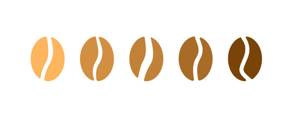 Coffee beans logo. Vector