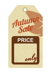 autumn sale tag