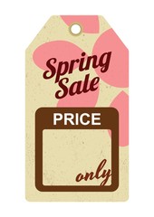 spring sale tag