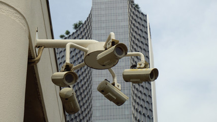 5 Surveillance CCTV Cameras in City of Singapore