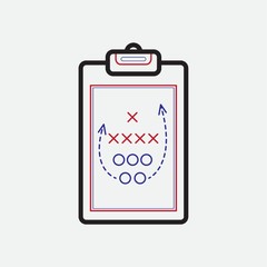 game plan on clipboard