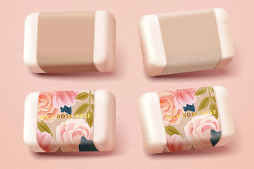 Set of handmade soap