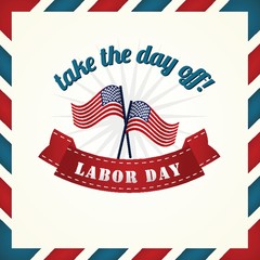 Labor day poster