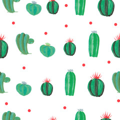 cacti. pattern. can be used to print fabrics, clothes, bedding, napkins, paper, postcard, booklet, texture for background, web