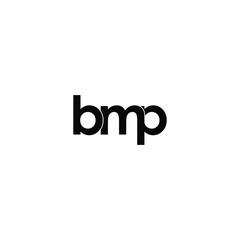 bmp letter original monogram logo design