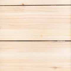 square wooden background - unpainted wood board from horizontal wide pine planks close up