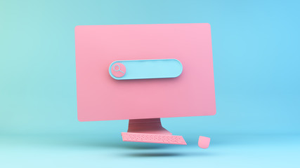 search button on screen